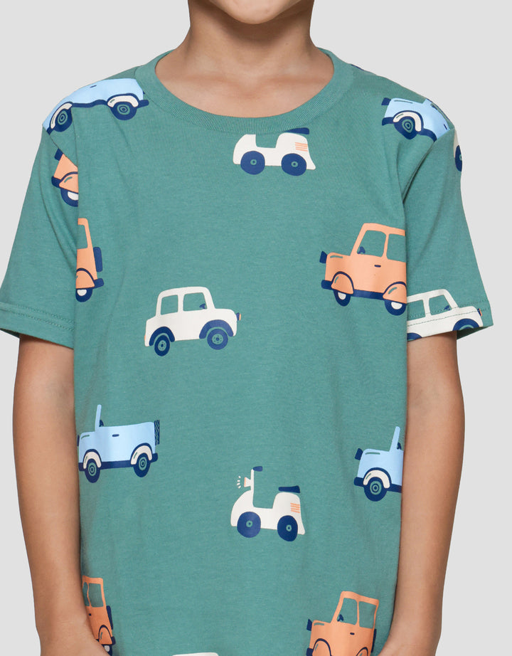 Little M Various Of Cars Pakaian Setelan Anak Laki-laki