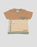 Little M Monkey Pocket Boys T-Shirt