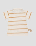 Pipiniko Stripe Monkey Kaos Lengan Pendek Bayi Laki-Laki