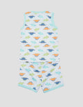 Pipiniko Print Dino Singlet And Short Boys Clothes Set