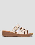 St. Yves One Buckle Sandal Slipper Wanita