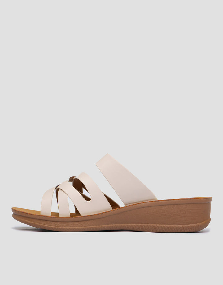 St. Yves One Buckle Sandal Slipper Wanita