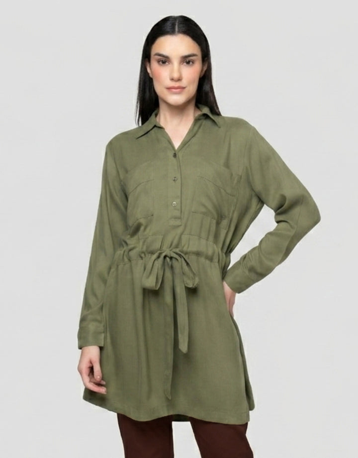 Cardinal Girl Double Pocket Tunik Wanita