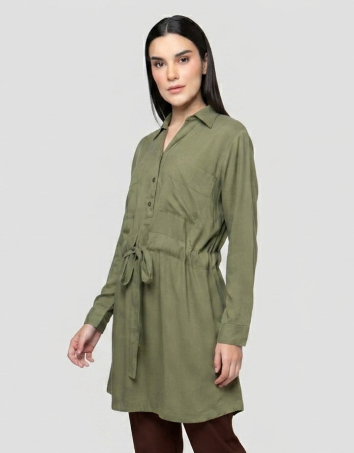 Cardinal Girl Double Pocket Tunik Wanita