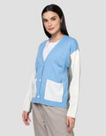 Cardinal Girl Double Pocket Sweater Wanita
