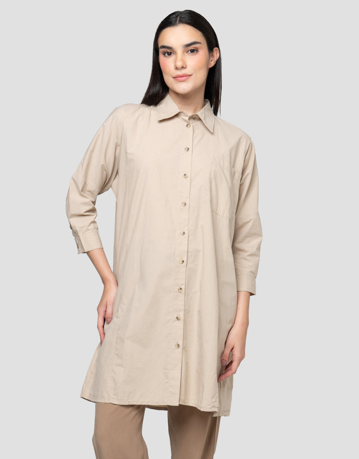 Cardinal Girl Full Button Tunik Wanita