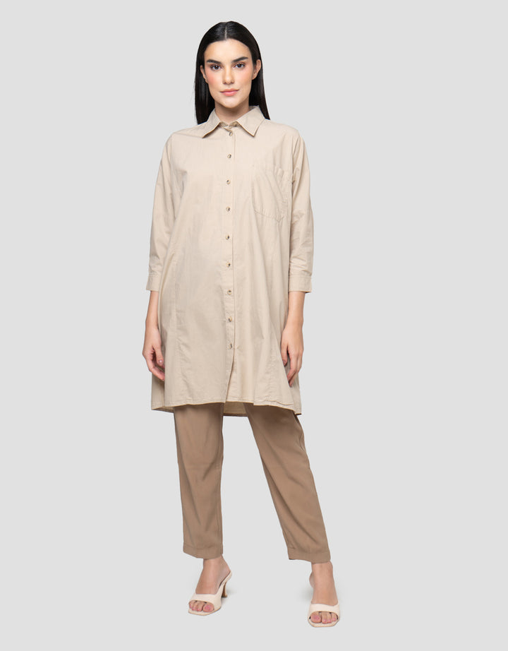 Cardinal Girl Full Button Tunik Wanita