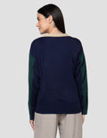 Cardinal Girl Double Pocket Sweater Wanita