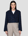 Cardinal Girl Check Blazer Wanita