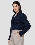 Cardinal Girl Check Blazer Wanita