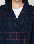 Cardinal Girl Check Blazer Wanita