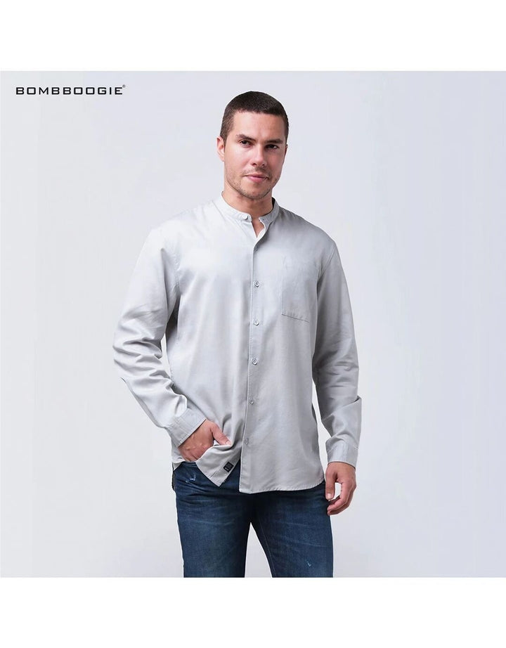 Bombboogie Kemeja Koko  Kemeja Polos Pria