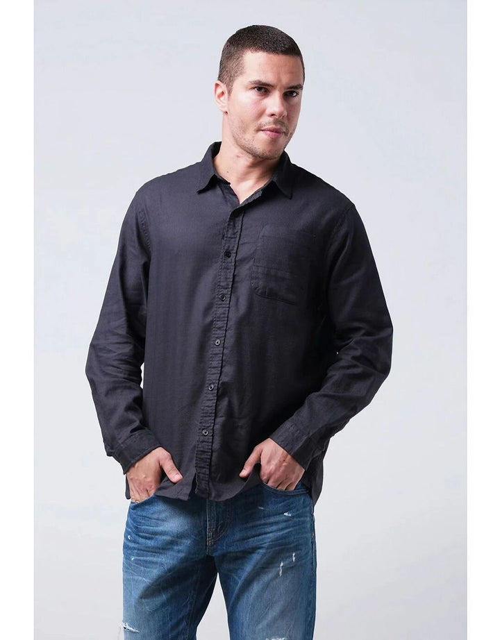 Bombboogie Kemeja Linox Polos Pria