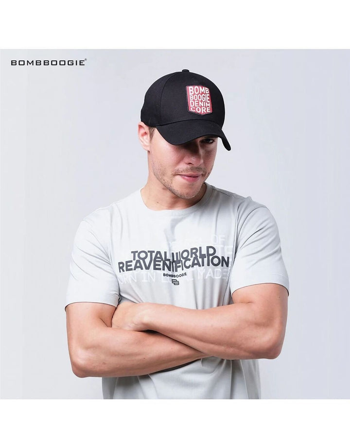 Bombboogie Roca Topi Hitam Pria