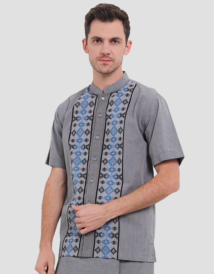 Al Mustika Old Blue Eye Baju Koko Lengan Pendek Pria