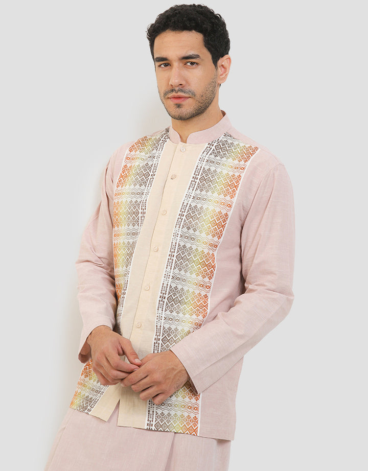 Intresse Shrimp Cocktail Baju Koko Lengan Panjang Pria
