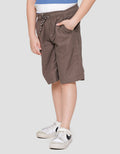 Little M Solid Crop Boys Shorts
