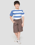 Little M Solid Crop Boys Shorts