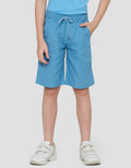 Little M Solid Crop Boys Shorts
