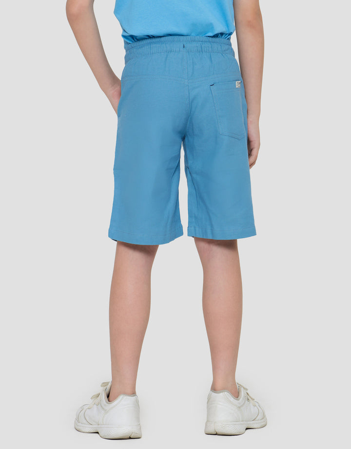 Little M Solid Crop Boys Shorts