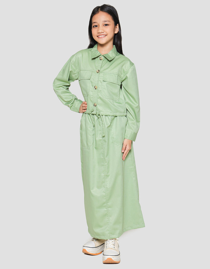 Nevada Two Collar Set Pakaian Anak Perempuan