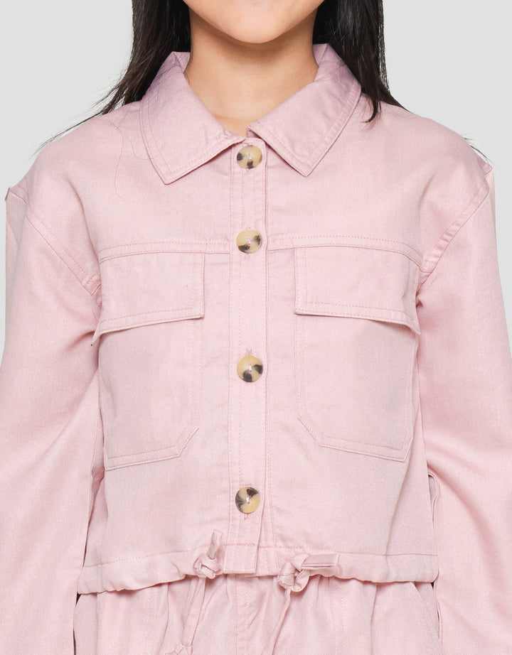 Nevada Kids Kantong Dada 2 Kanan Kiri Baju Set Anak Perempuan