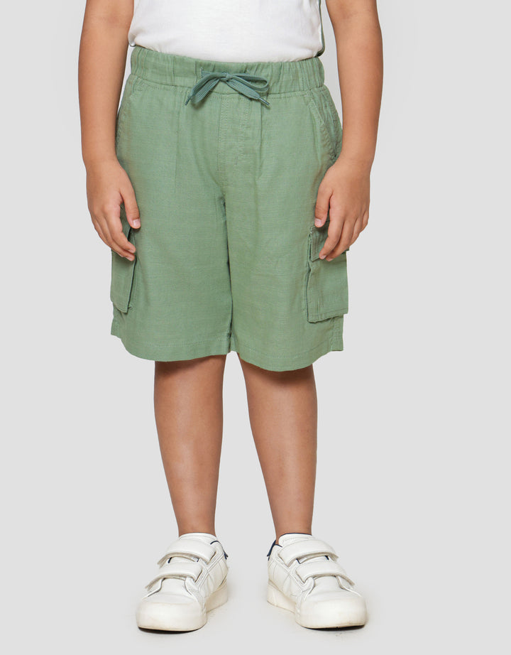 Little M Woven Textr Celana Pendek Anak Laki-laki