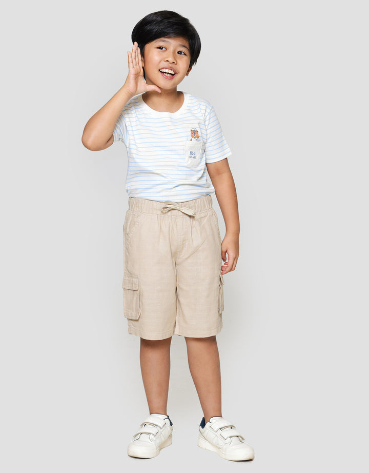 Little M Woven Cargo Celana Pendek Anak Laki-laki