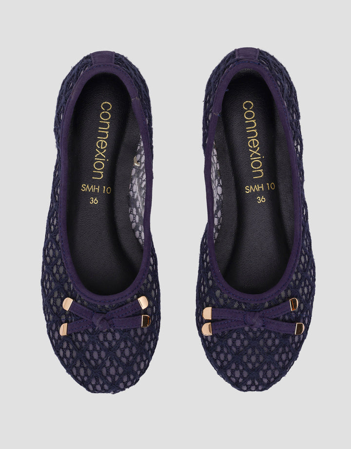 Connexion Laces Textrue Women's Flat Shoes