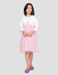 Character My Melody Cardi Midi Dress Anak Perempuan
