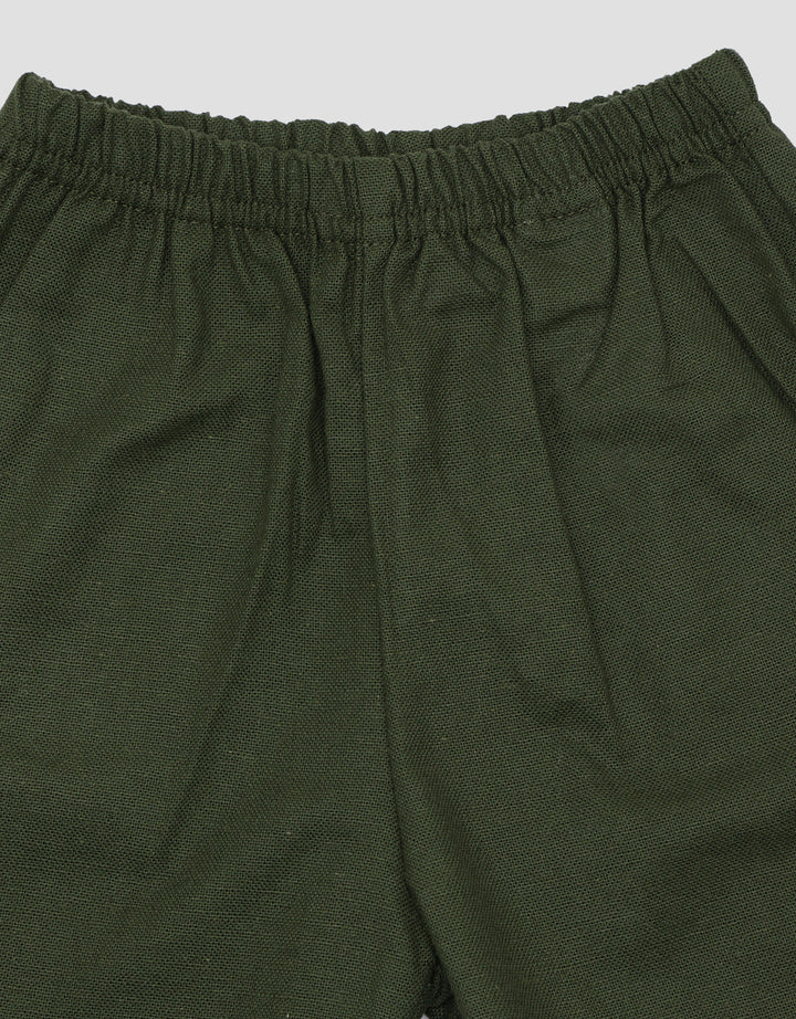 Pipiniko Raglan With Stripe Short Woven Baju Set Anak Laki-Laki