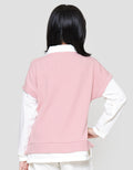 Nevada Boxy Knit 2 Pcs Look Alike Sweater Anak Perempuan