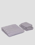 Suko Fitted Bedsheet Microsilk Full Kantong Kain Salur 180 x 200 x 40 cm