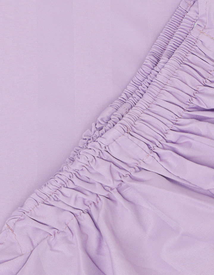 Suko Fitted Bedsheet Microsilk Full Kantong Kain Salur 180 x 200 x 40 cm