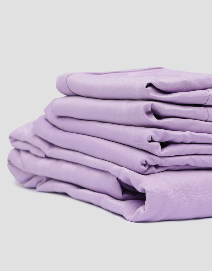 Suko Fitted Bedsheet Microsilk Full Kantong Kain Salur 180 x 200 x 40 cm