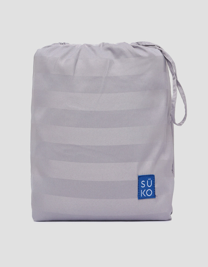 Suko Fitted Bedsheet Microsilk Full Kantong Kain Salur 160 x 200 x 40 cm