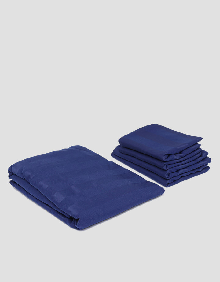 Suko Fitted Bedsheet Microsilk Full Kantong Kain Salur 160 x 200 x 40 cm
