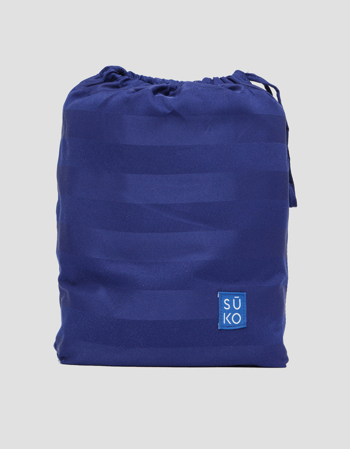 Suko Fitted Bedsheet Microsilk Full Kantong Kain Salur 160 x 200 x 40 cm