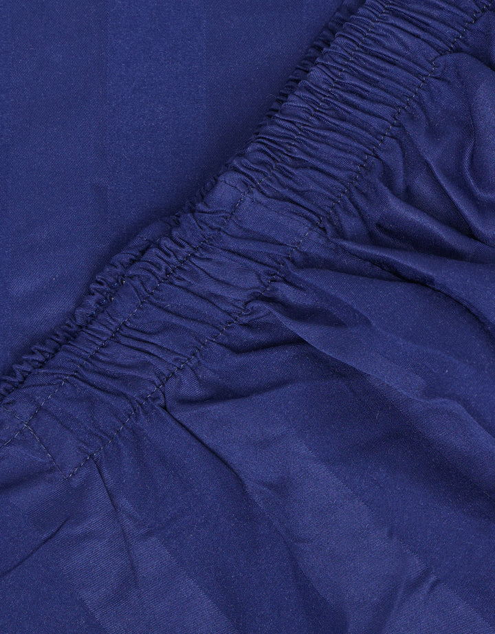 Suko Fitted Bedsheet Microsilk Full Kantong Kain Salur 160 x 200 x 40 cm