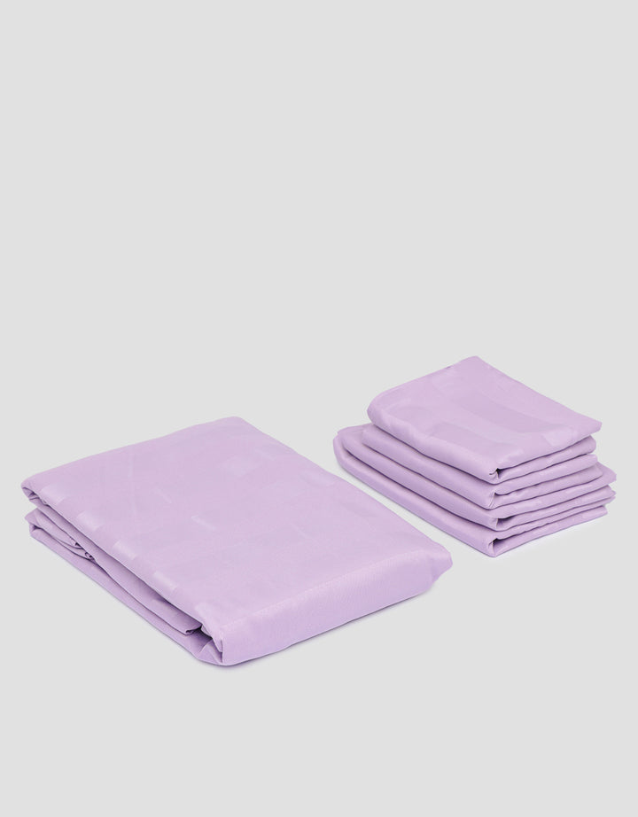 Suko Fitted Bedsheet Microsilk Full Kantong Kain Salur 160 x 200 x 40 cm