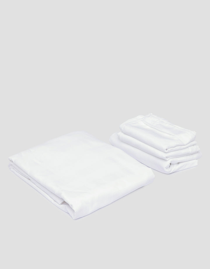 Suko Fitted Bedsheet Microsilk Full Kantong Kain Salur 160 x 200 x 40 cm