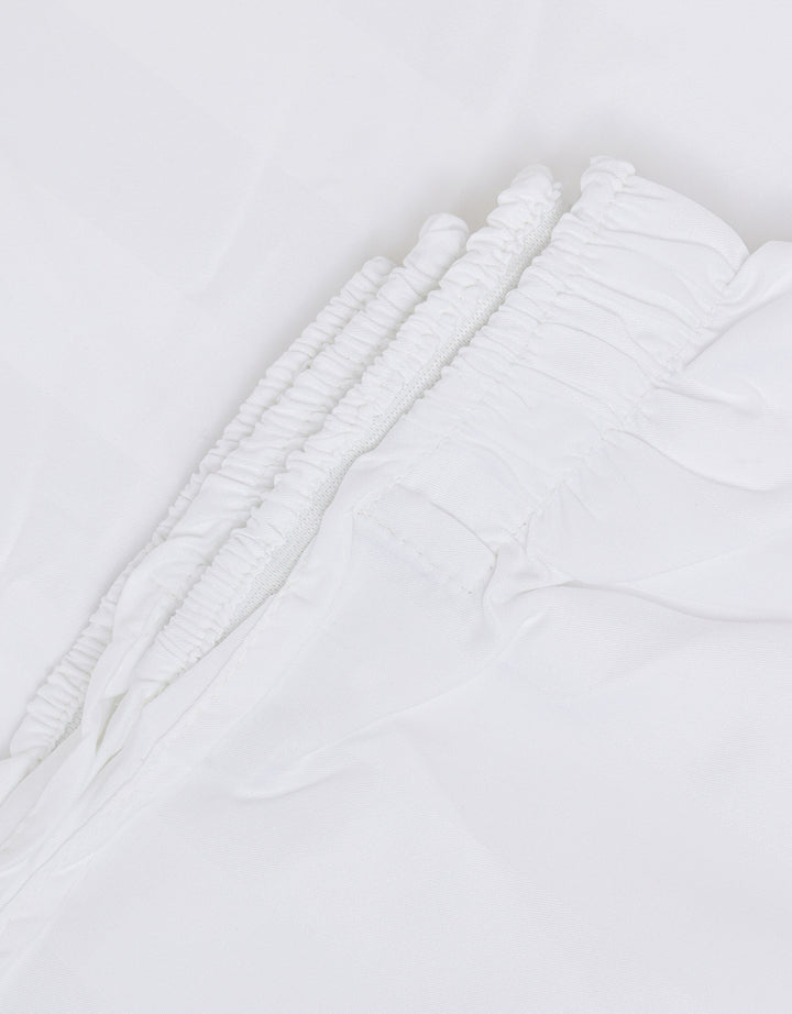 Suko Fitted Bedsheet Microsilk Full Kantong Kain Salur 160 x 200 x 40 cm