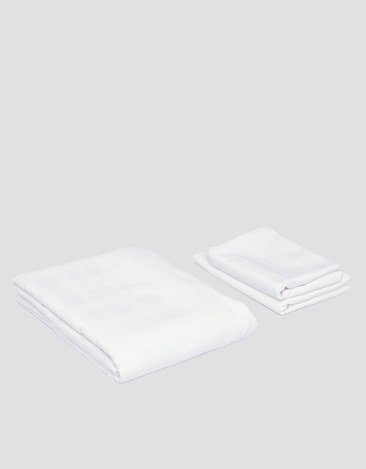 Suko Fitted Bedsheet Microsilk Full Kantong Kain Salur 120 x 200 x 40 cm