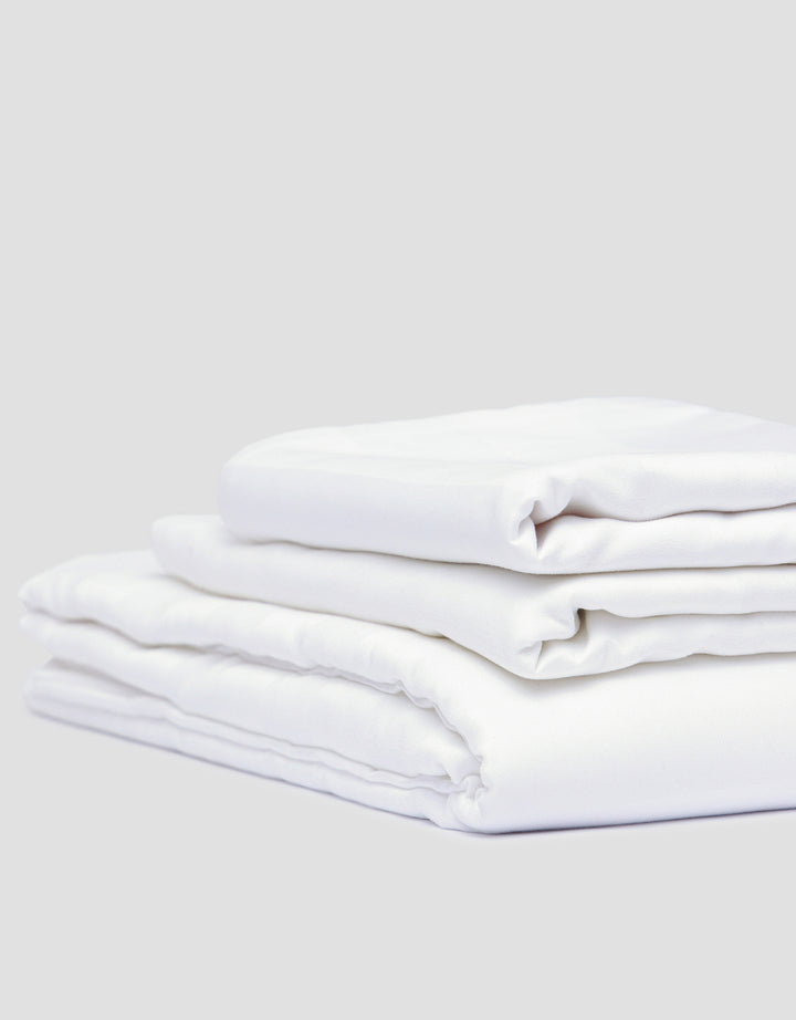 Suko Fitted Bedsheet Microsilk Full Kantong Kain Salur 120 x 200 x 40 cm