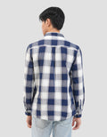 Gab's Casual Motif Plaid Kemeja Pria
