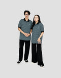 Walrus Polo Kaos Salur Klasik Uniseks