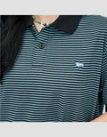 Walrus Polo Kaos Salur Klasik Uniseks