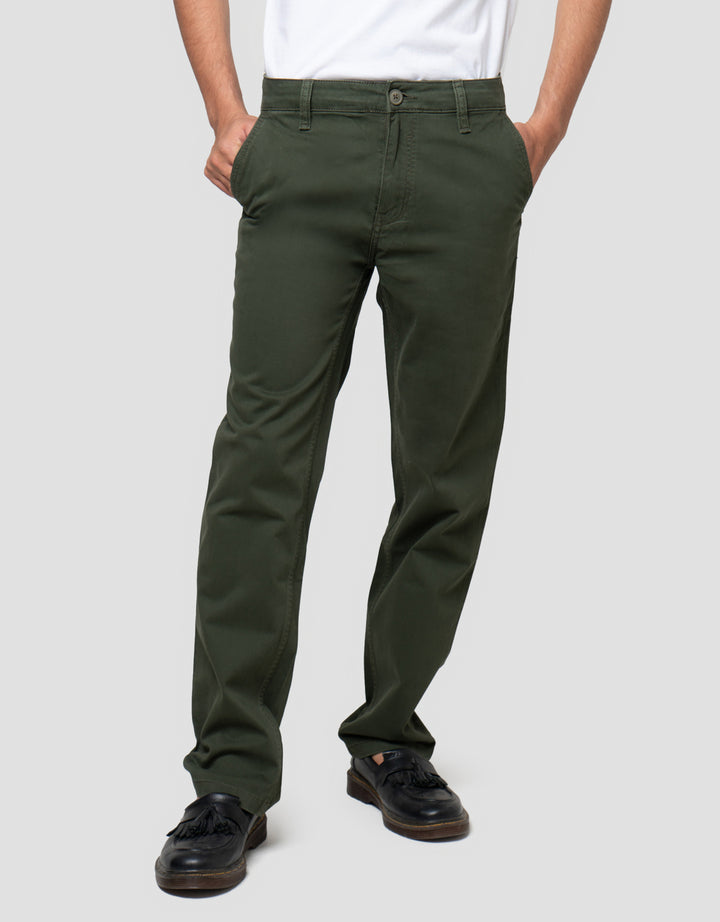 Cardinal Casual Button Celana Panjang Chinos Pria