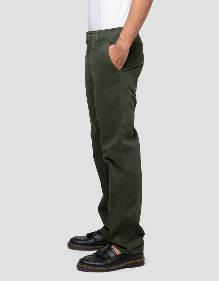 Cardinal Casual Button Celana Panjang Chinos Pria