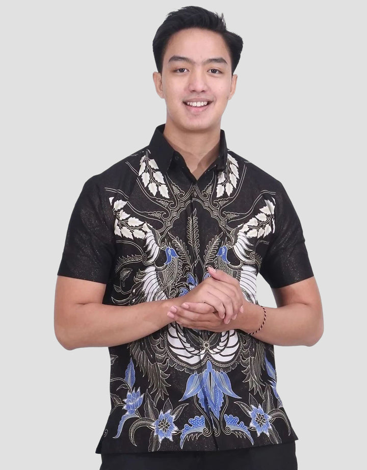 Bali Lestari Foil Prada Kemeja Motif Pria